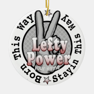 Lefty Power Verlassen Handdekoration Keramik Ornament