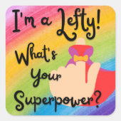 Lefty Super Power Sticker (Vorderseite)