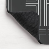 Lefty Verlassen Handarbeit, moderne Typografie Mousepad (Ecke)