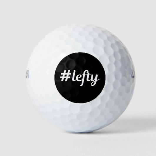 # Lefty Verlassen Hander's Golfball (Vorderseite)