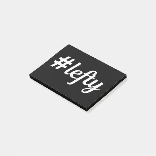 # Lefty Verlassen Hander's Post-it Klebezettel (angewinkelt)