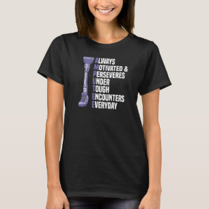 Leg Amputee Amputationsunterstützung Rollstuhlpros T-Shirt