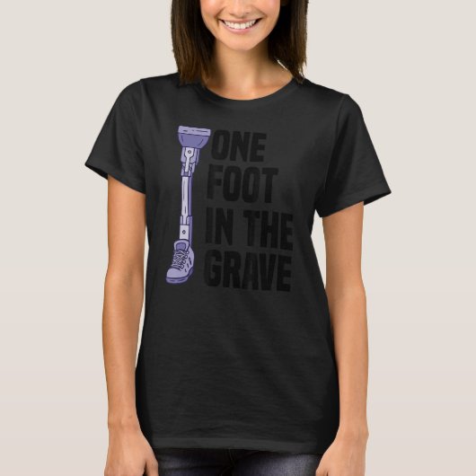 Leg Amputee Amputationsunterstützung Rollstuhlpros T-Shirt (Vorderseite)
