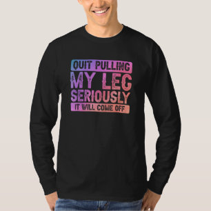 Leg Amputee Joke - Farbiges Ampu Grafik Artwork A T-Shirt