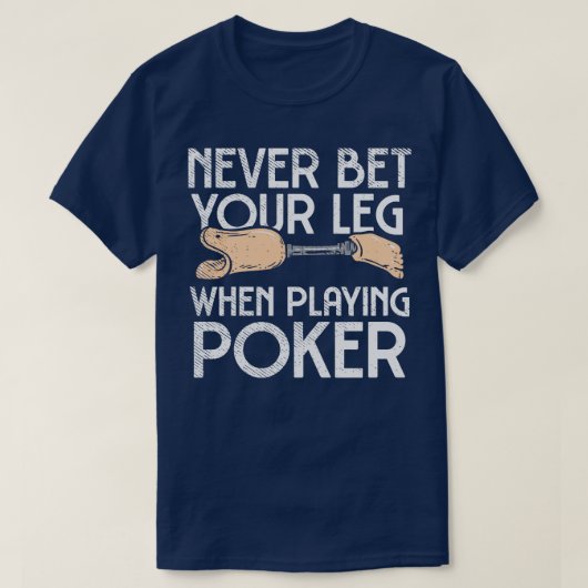 Leg Amputee Jokes T-Shirt (Design vorne)