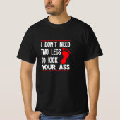 Leg Amputee Shirt Funny Spaß Amputation Support (Vorderseite)