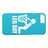 Leg Day - Bodybuilding Workout - Puff Case-Mate iPhone Hülle (Rückseite (Horizontal))