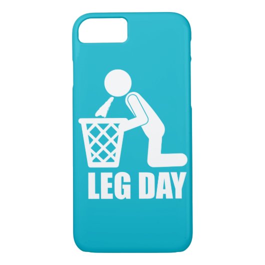 Leg Day - Bodybuilding Workout - Puff Case-Mate iPhone Hülle (Rückseite)