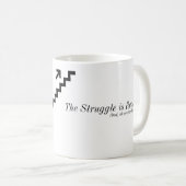 Leg Day - Der Kampf ist real Kaffeetasse (VorderseiteRechts)