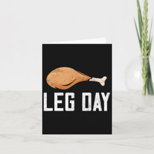 Leg Day Erntedank Kostüm Pilgrim Türkei Tag Fu Karte