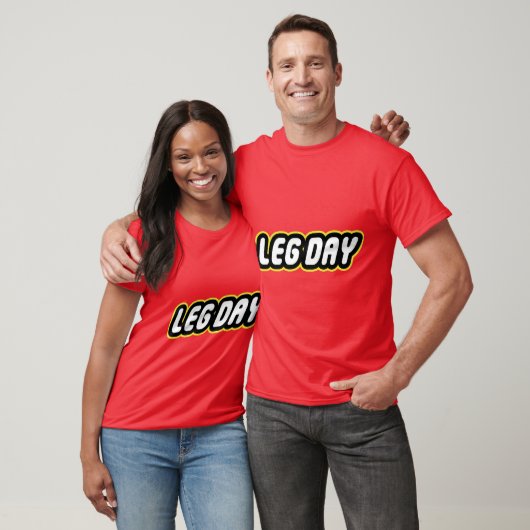 LEG DAY retro T-Shirt (Unisex)