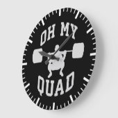 Leg Day - Squat - OH MEIN QUAD - Training Große Wanduhr (Winkel)