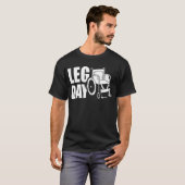 Leg Day Workout Rollstuhl T-Shirt (Vorne ganz)