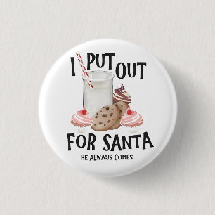 Leg dich für den Weihnachtsmann raus. Er kommt imm Button