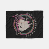 Leg dich nicht mit der Prinzessin an + Fleecedecke (Vorderseite (Horizontal))
