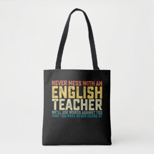 Leg dich nie mit einem Englischlehrer an. Wir werd Tasche