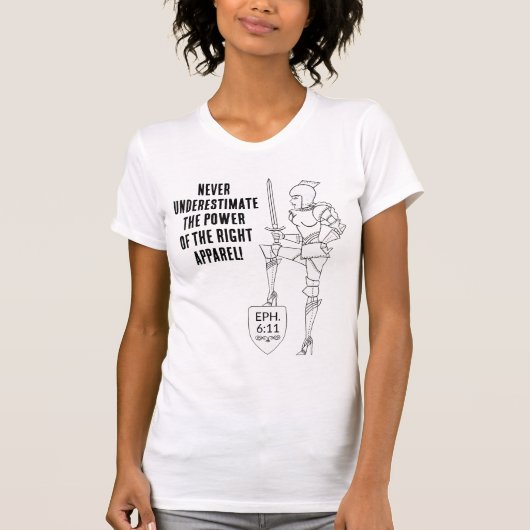 "Leg die komplette Rüstung an" T-Shirt (Vorderseite)