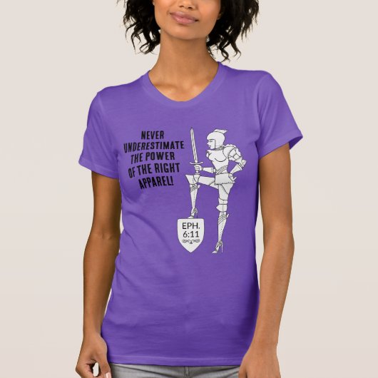 "Leg die komplette Rüstung an" T-Shirt (Vorderseite)