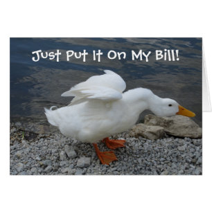 Leg es einfach auf meinen Bill Duck