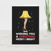Leg Lamp Weihnachtskarte Karte (Vorderseite)