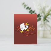 Leg Man Postkarte (Stehend Vorderseite)