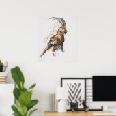 Leg Stretch Poster (Heimbüro)