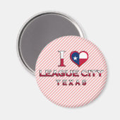 Lega City, Texas Magnet (Vorderseite/Rückseite)
