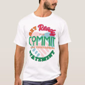 Legacy-Cobol-Programmier-Commit-Statement T-Shirt (Vorderseite)