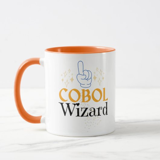 Legacy Cobol Programmiersprache Zauberer Tasse (Links)