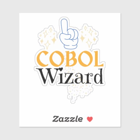 Legacy-Cobol-Programmiersprachen-Assistent Aufkleber (Blatt)