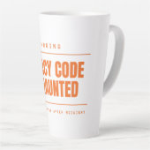 Legacy-Code ist lustig verflucht Funny Programmer Milchtasse (Rechte Ecke)