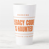 Legacy-Code ist lustig verflucht Funny Programmer Milchtasse (Vorderseite)