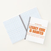 Legacy-Code ist lustig verflucht Funny Programmer Notizblock (Innenseite)