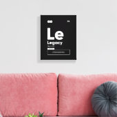 Legacy-Definition | Motivierend Leinwand Wall Art (Insitu (Wohnzimmer))