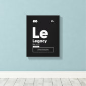 Legacy-Definition | Motivierend Leinwand Wall Art (Insitu (Holzboden))