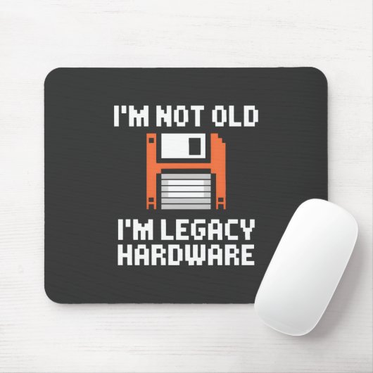 Legacy Hardware Retro 8-Bit Computer Desk Mousepad (Mit Mouse)
