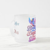 Legacy Lives - Elegantes Vogeldesign - Mattglastasse (Vorderseite Links)