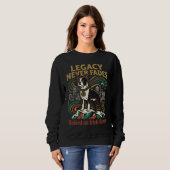Legacy Never Fades Boston Terrier Sweatshirt (Vorne ganz)