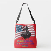 Legacy of the brave bright red tragetaschen mit langen trägern (Rückseite)