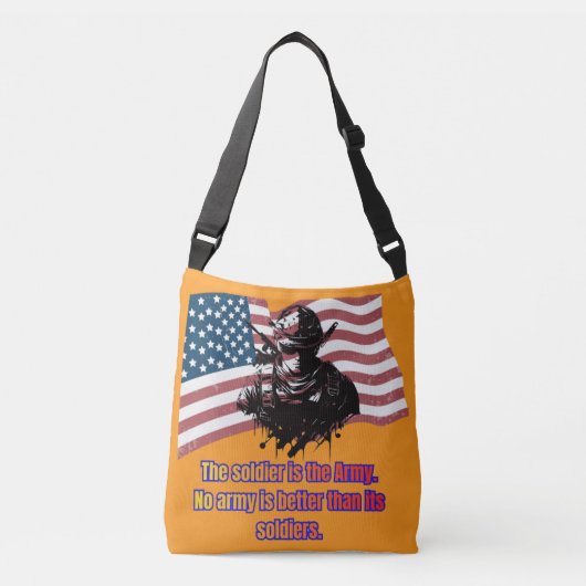 Legacy of the brave orange tragetaschen mit langen trägern (Vorderseite)