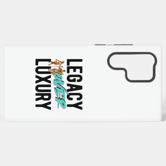 Legacy Over Luxury | Samsung Galaxy Hülle (Rückseite (Horizontal))