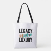 Legacy Over Luxury | Tasche (Rückseite)