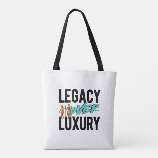 Legacy Over Luxury | Tasche (Rückseite)