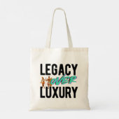 Legacy Over Luxury | Tragetasche (Rückseite)