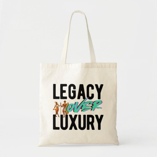 Legacy Over Luxury | Tragetasche (Vorne)