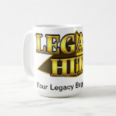 Legacyhits Exklusiv-Tasse Kaffeetasse (Vorderseite Links)