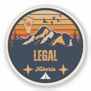 Legal, Alberta Aufkleber