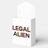 Legal Alien Funny Immigration Reform Policy Geschenkschachtel (Geöffnet)