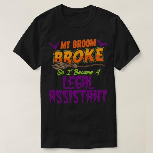 Legal assistant Haloween funny T-Shirt (Design vorne)