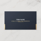 Legal Consulting Business Card Visitenkarte (Vorderseite)